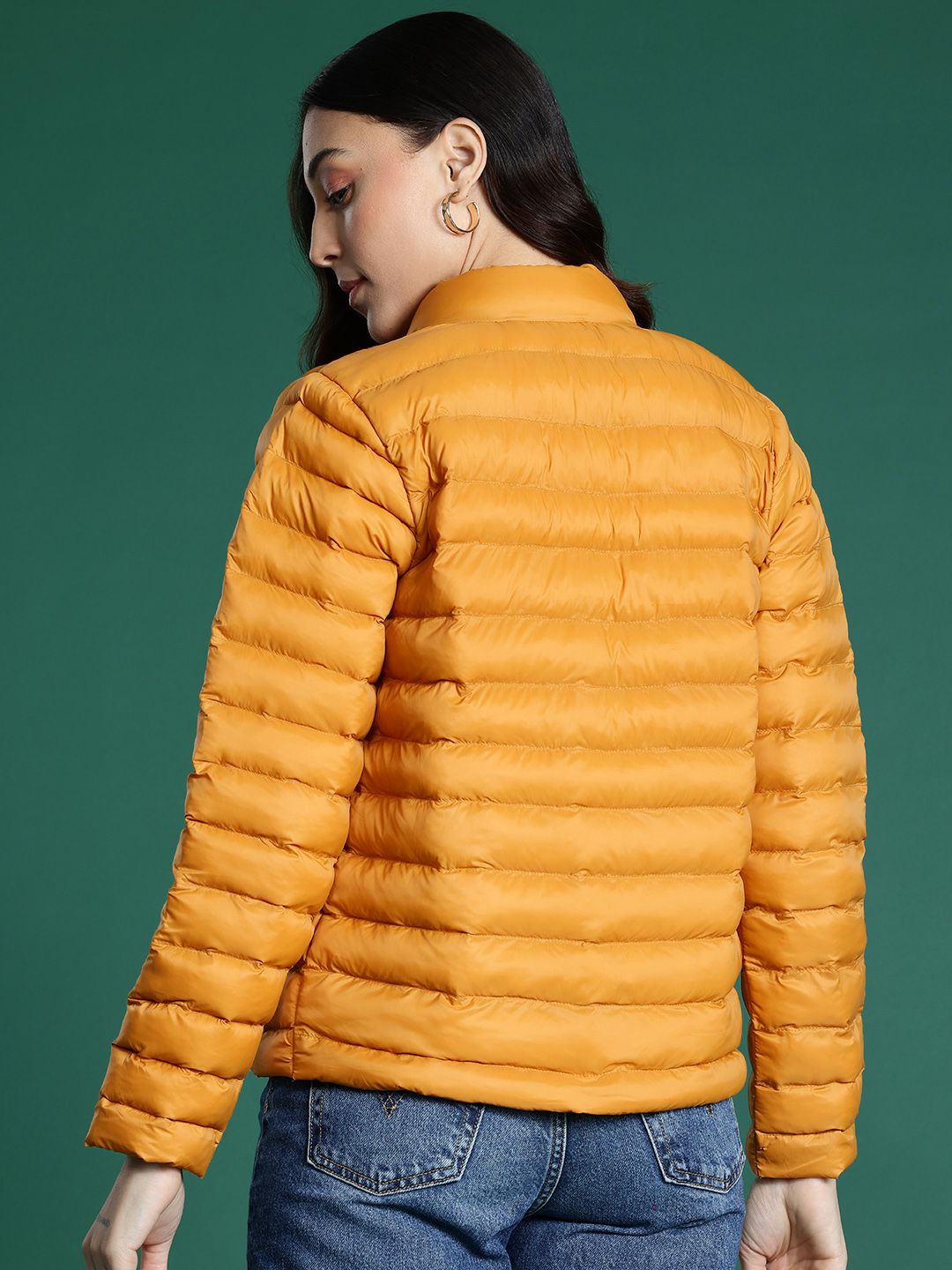 DressBerry Mock Collar Puffer Jacket