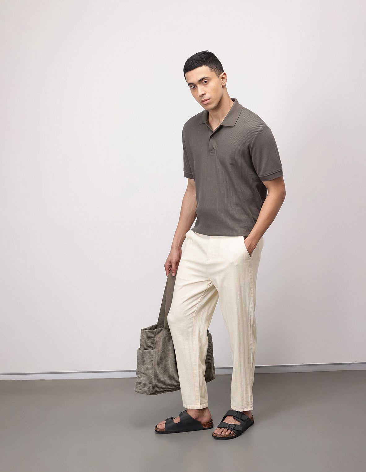 ether Kora Men Cotton Regular Trousers