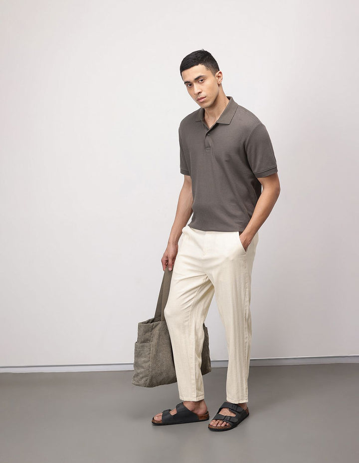 ether Kora Men Cotton Regular Trousers