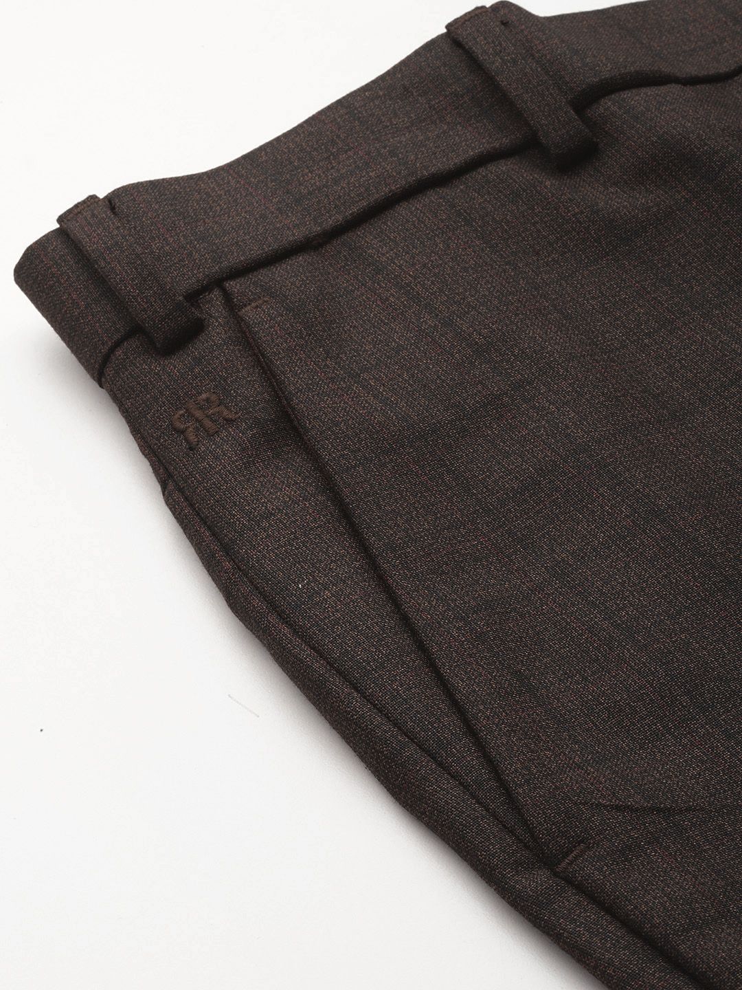 Raymond Men Checked Slim Fit Trousers