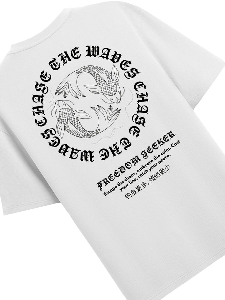 ADRO Men Typography Printed T-shirt