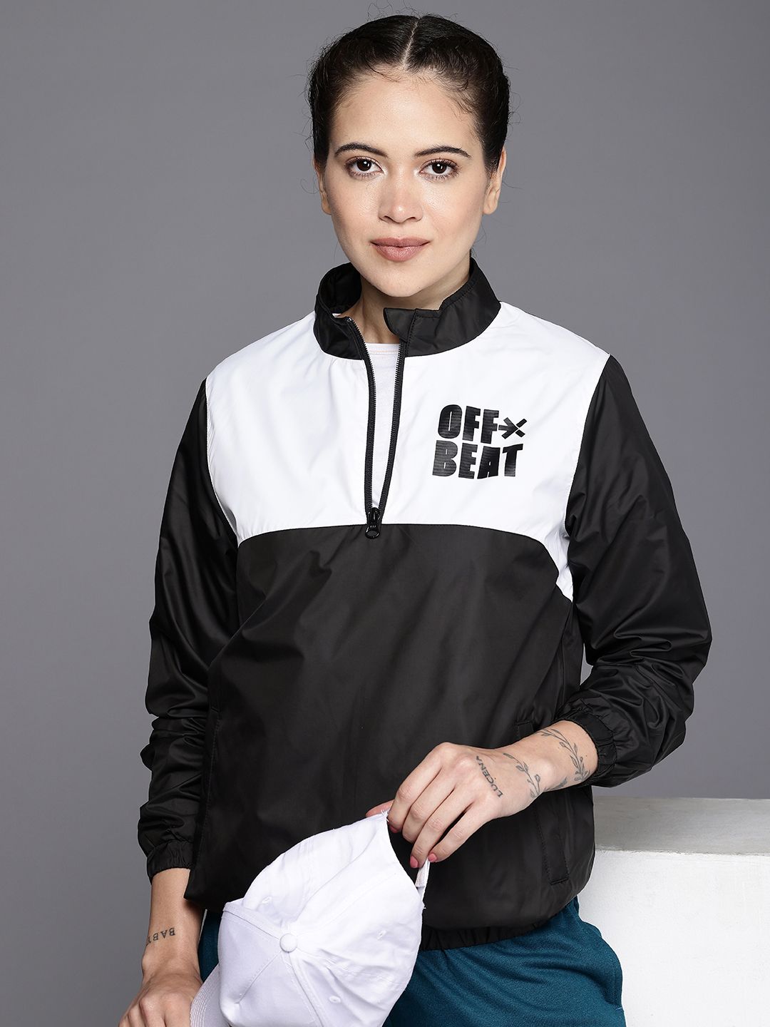 HRX by Hrithik Roshan Rapid Dry Antimicrobial Finish Colourblocked Lifestyle Sporty Jacket