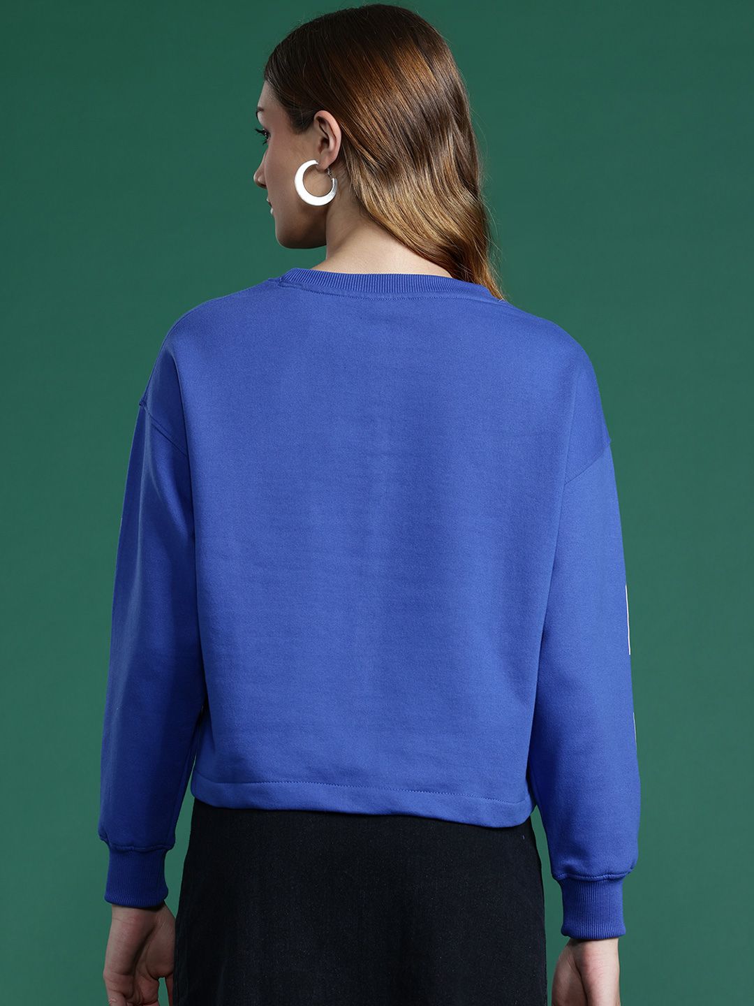 DressBerry Typography Print Sweatshirt