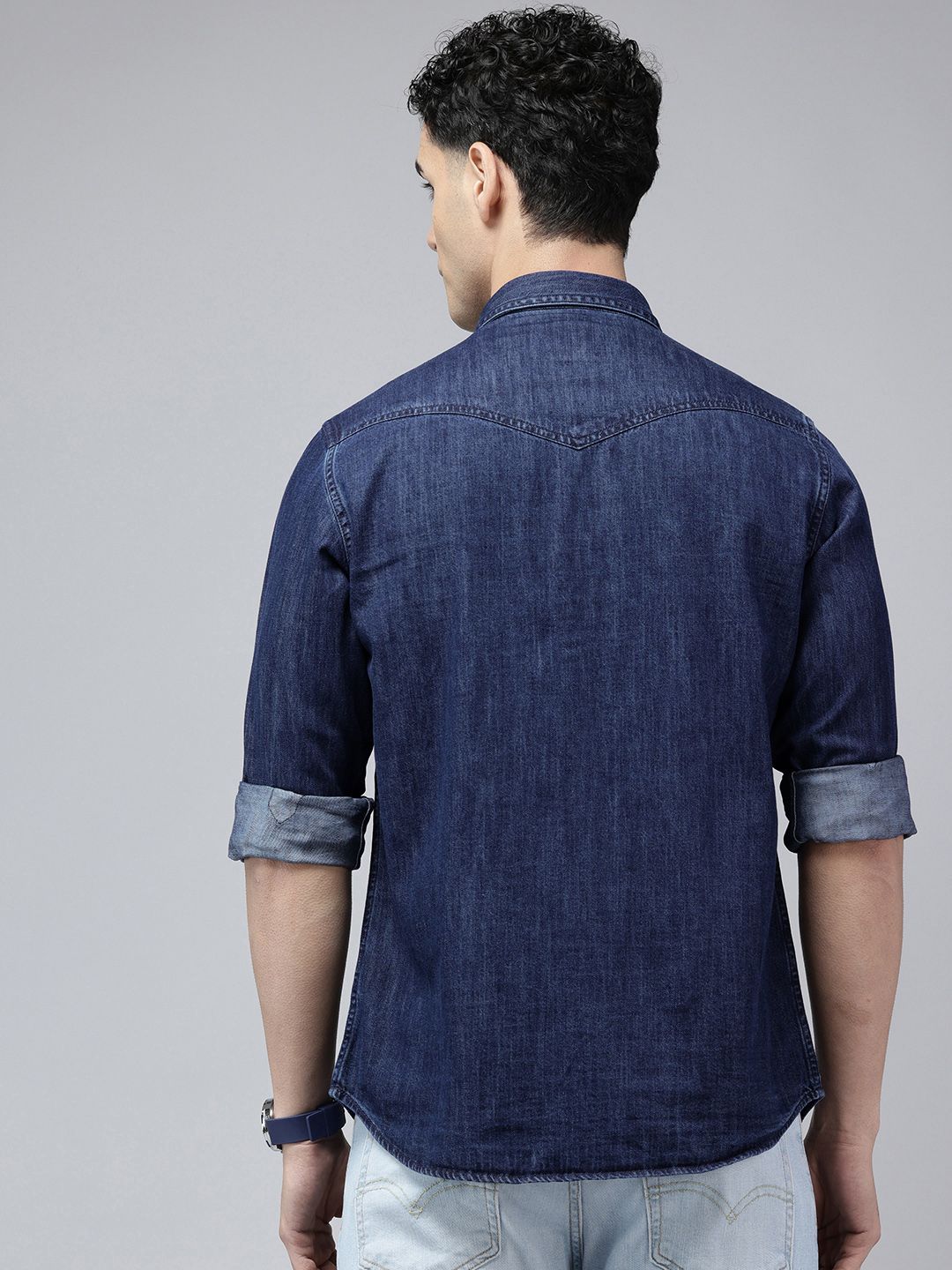 SPYKAR Slim Fit Pure Cotton Casual Shirt