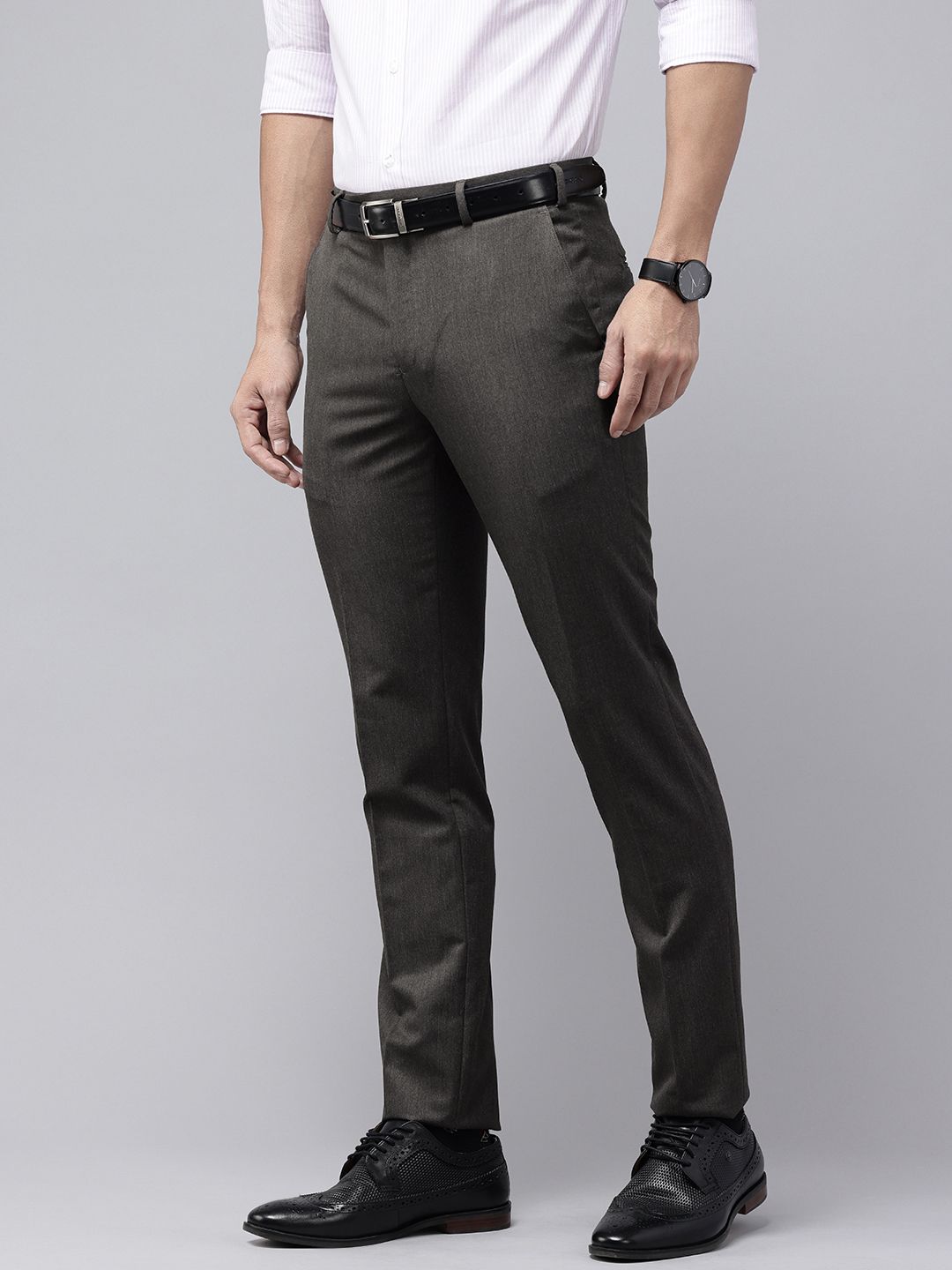 Park Avenue Men Slim Fit Formal Trousers