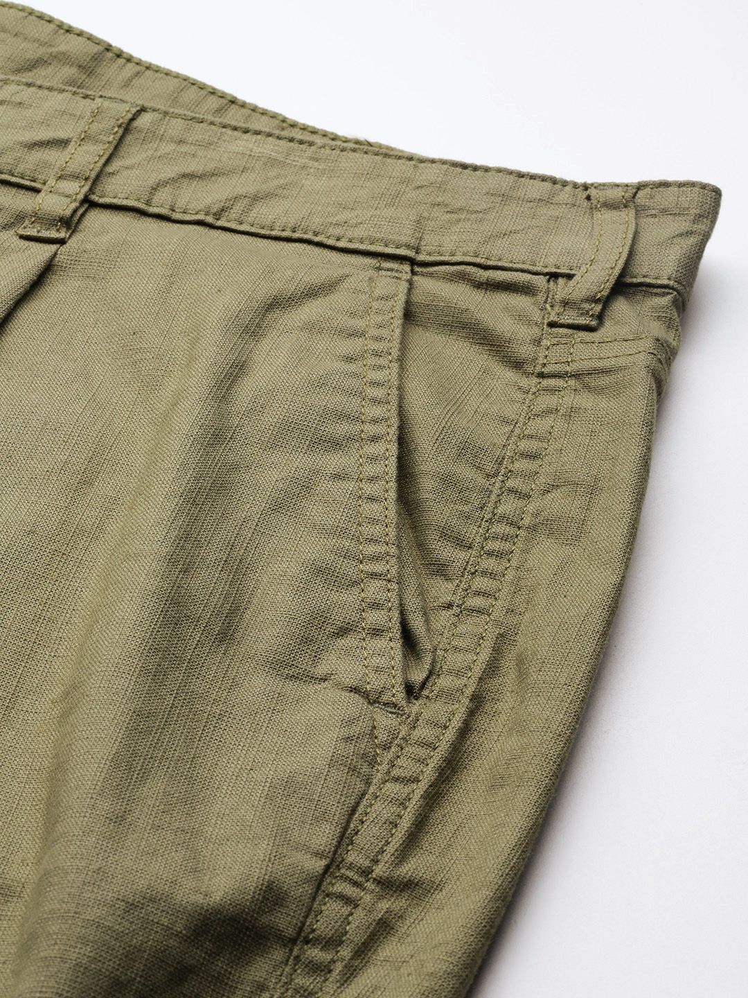 Thomas Scott Men Plus Size Straight Fit Easy Wash Chinos Trousers