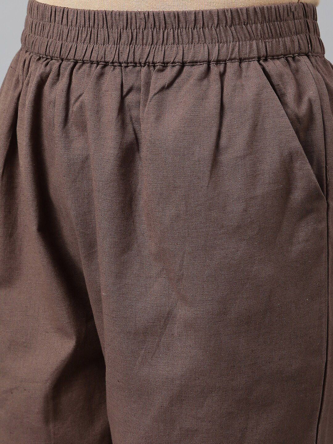 W Striped Cotton Kurta with Trousers