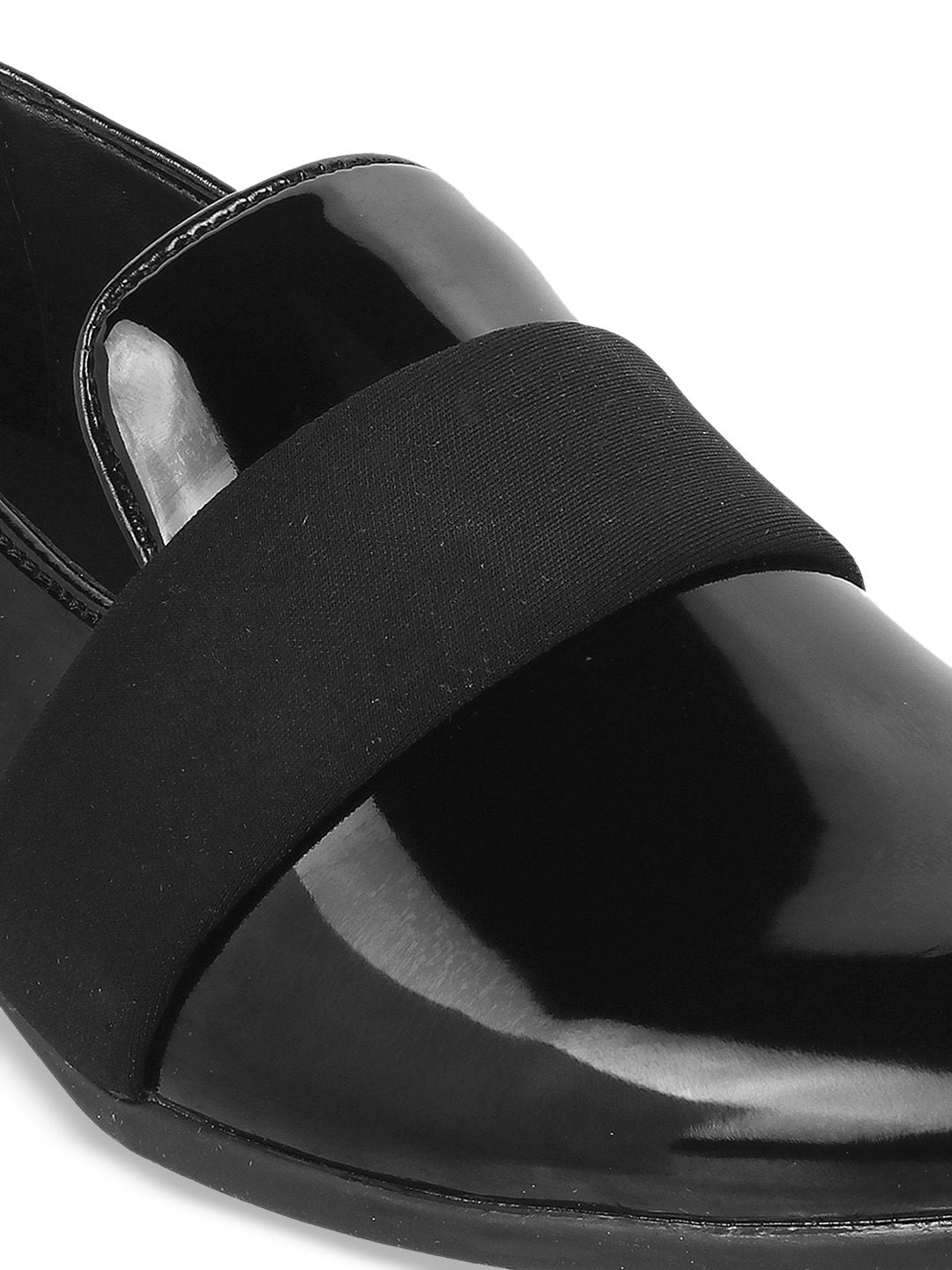 Metro Men Patent Leather Formal Slip-On Shoes