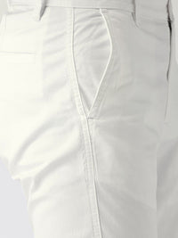 HIGHLANDER Men White Slim Fit Chinos