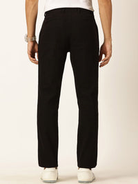 Thomas Scott Men Textured Mid-Rise Smart Chinos Trousers