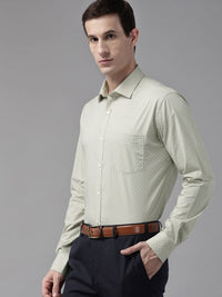 Park Avenue Slim Fit Printed Pure Cotton Formal Shirt