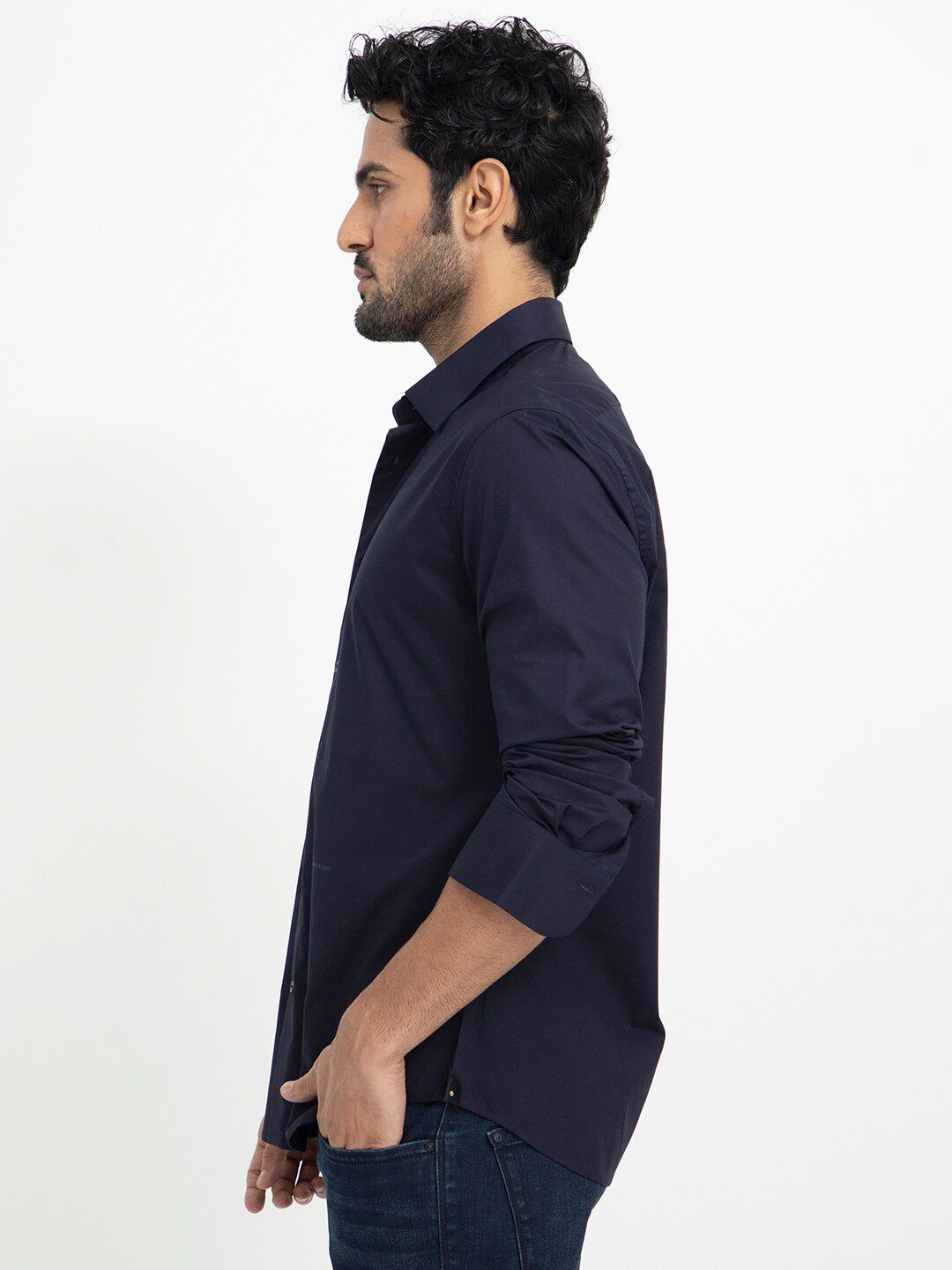 RARE RABBIT Men Neutons Slim Fit Cotton Shirt