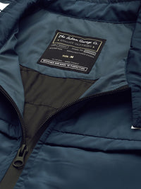 The Indian Garage Co Men Zip-Front Slim Fit Biker Jacket