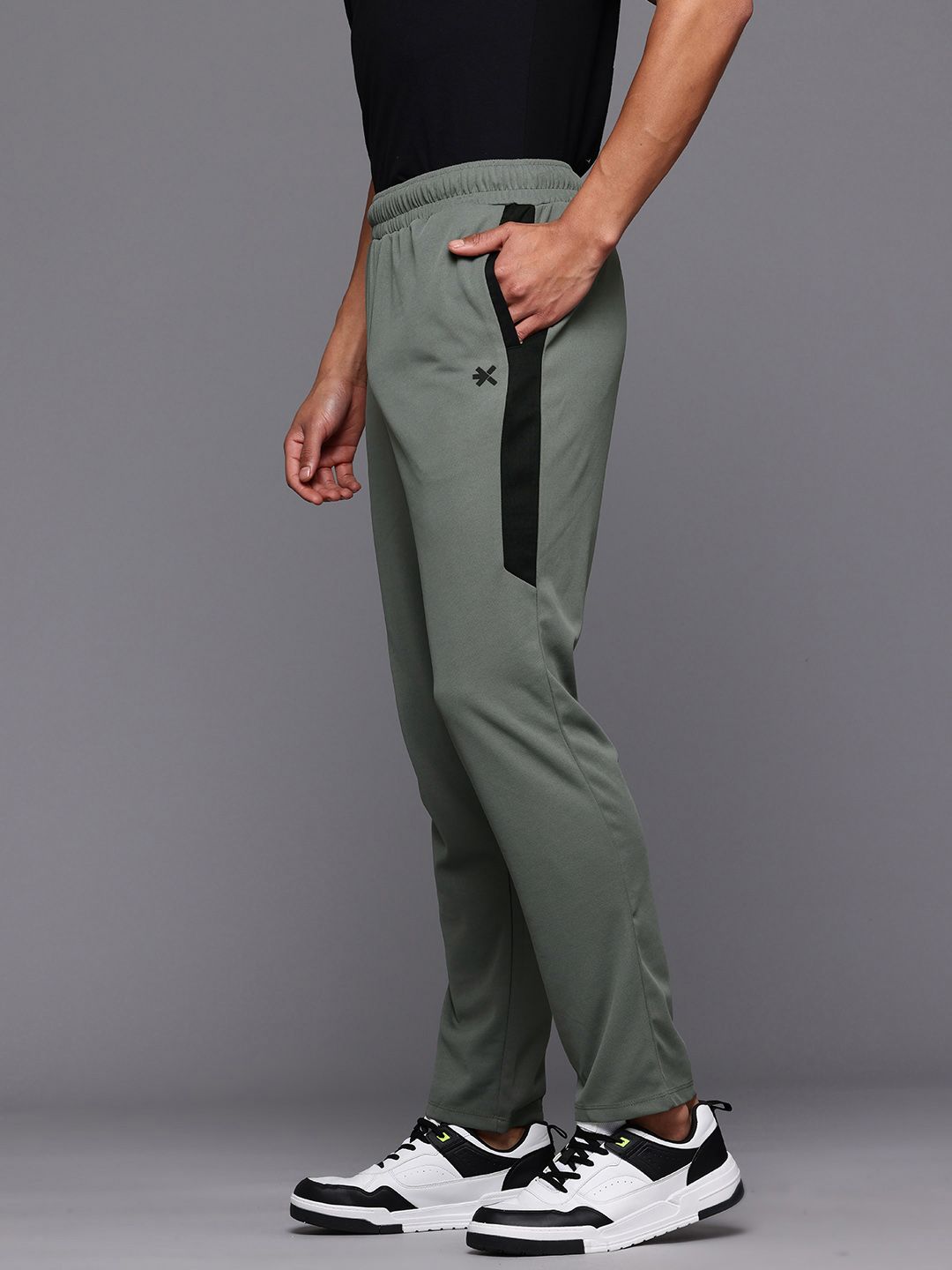 HRX by Hrithik Roshan Men Striped Cricket Track Pants