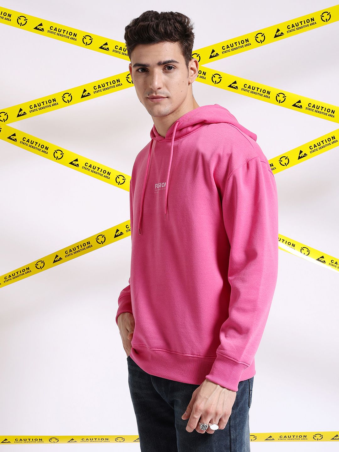 The Indian Garage Co Graphic Printed Hooded Pullover