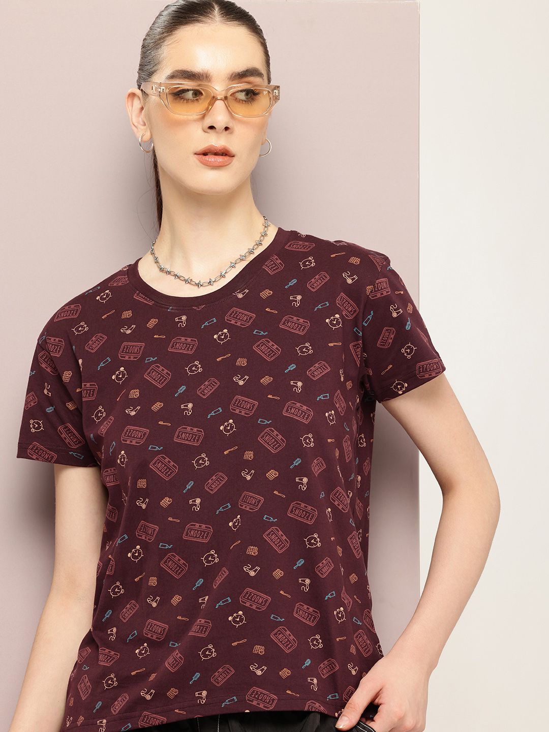DILLINGER Printed Boxy Pure Super Combed Cotton T-shirt