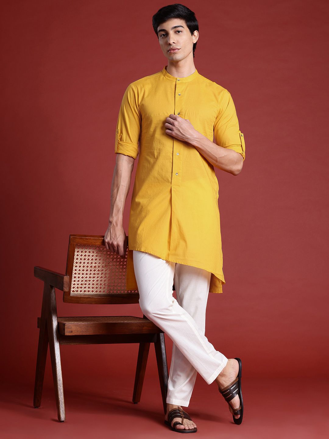 Anouk Pure Cotton Regular Straight Kurta