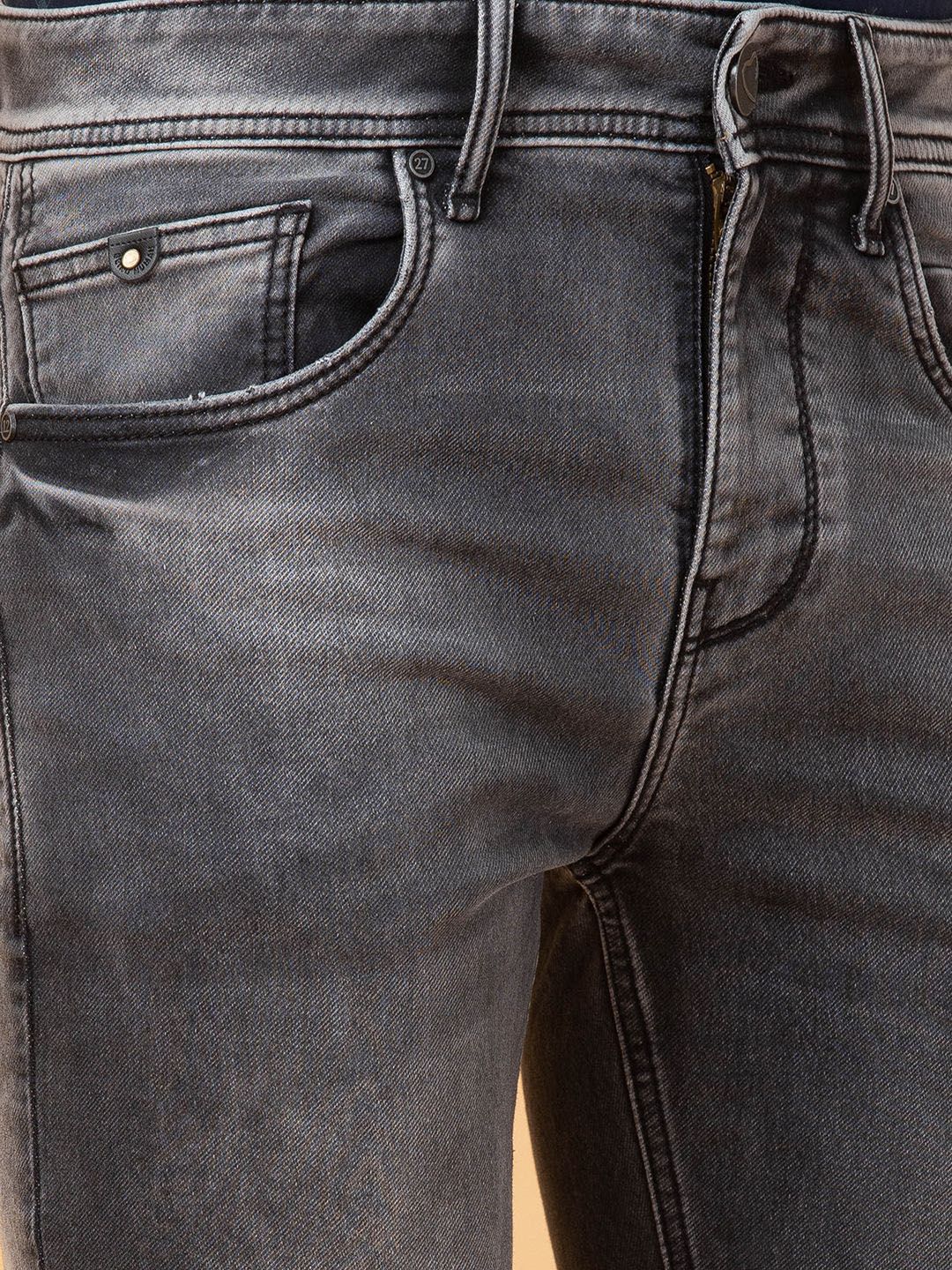 Being Human Men Straight Fit Low Distress Heavy Fade Jeans