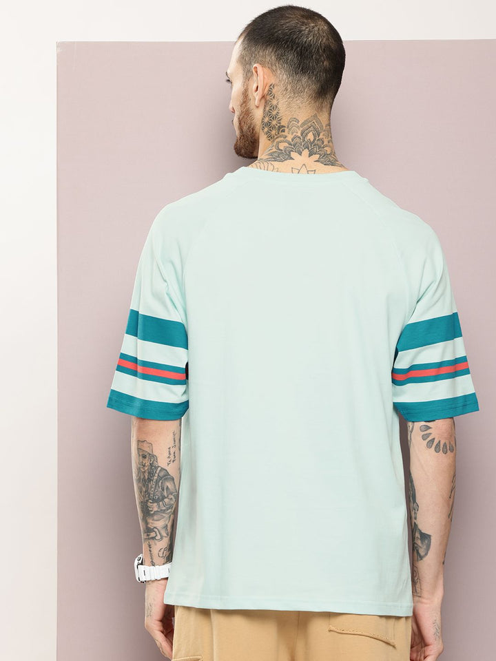 DILLINGER Men Typography Printed Oversized T-shirt