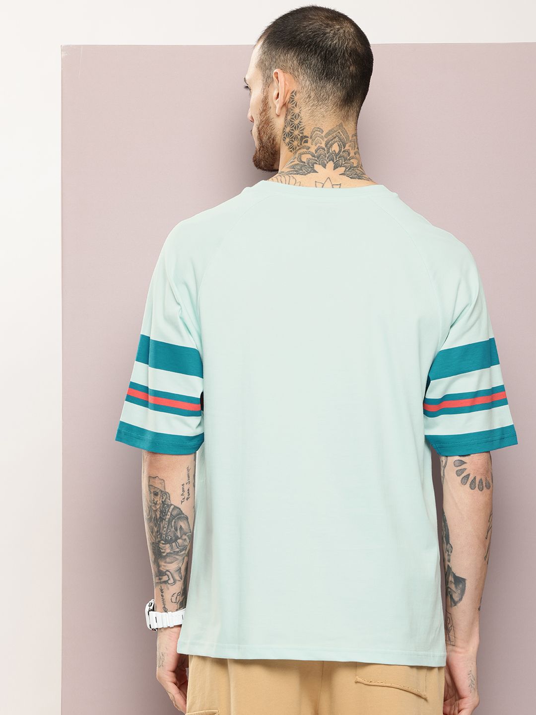 DILLINGER Men Typography Printed Oversized T-shirt