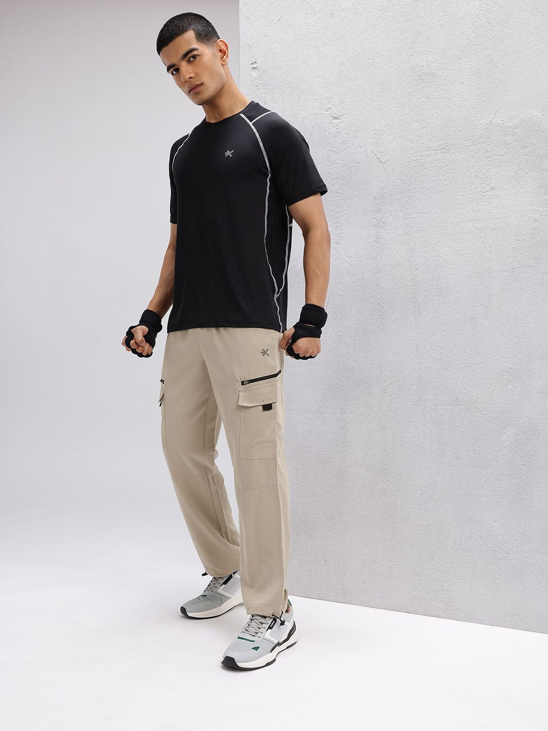 HRX by Hrithik Roshan Men Mid-Rise Rapid-Dry Training Track Pants