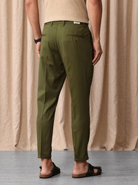 Mr Bowerbird Men Tailored Fit Vintage Pleated Trousers