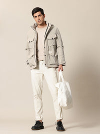 Mr Bowerbird Tailored Fit Hooded Padded Jacket