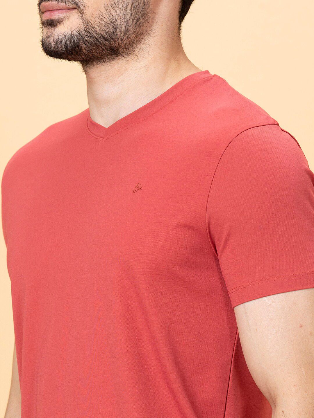 Being Human V-Neck Cotton Casual T-shirt