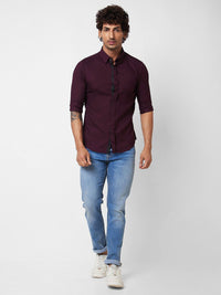 SPYKAR Spread Collar Cotton Casual Shirt