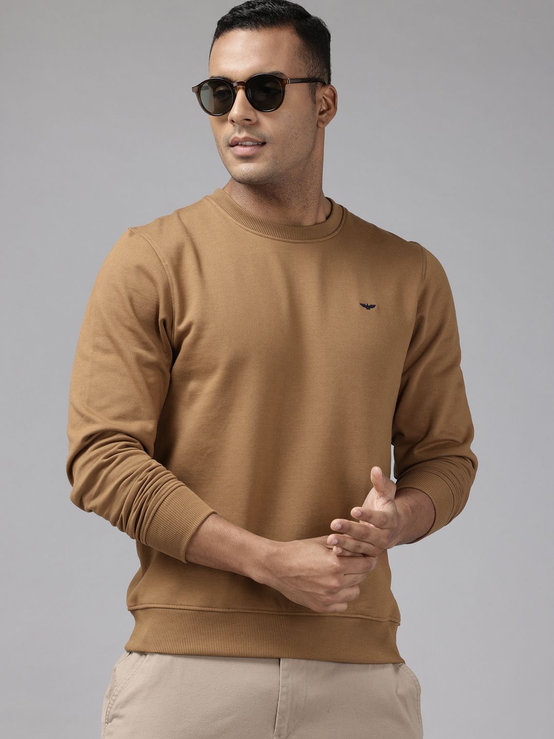 Park Avenue Sweatshirt with Brand Logo Detail