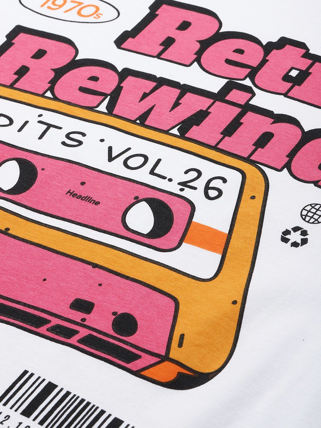 DILLINGER Graphic Printed Oversized Pure Cotton T-shirt