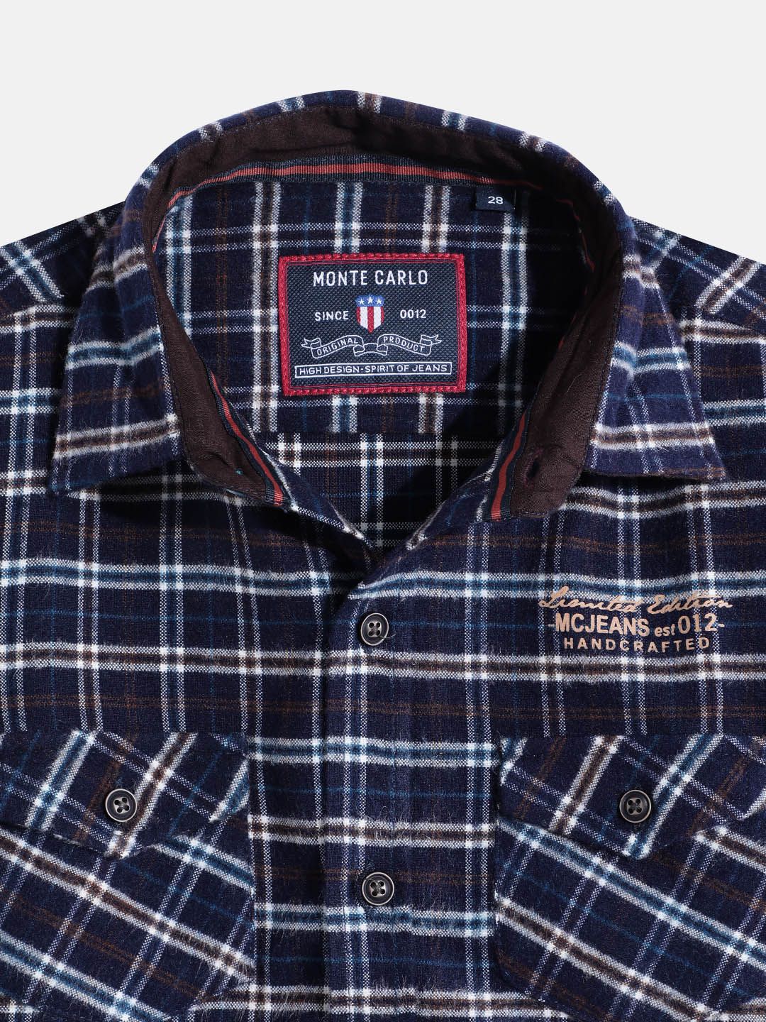 Monte Carlo Boys Checked Casual Smart Fit Shirt