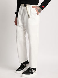 THE BEAR HOUSE Men Straight Fit Mid Rise Cotton Trousers