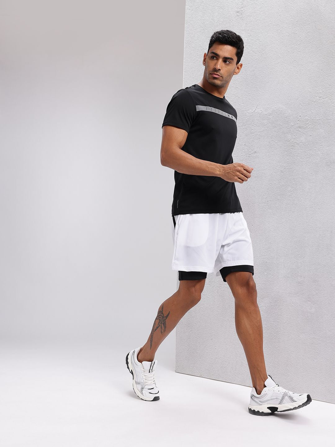 HRX by Hrithik Roshan Men Running Shorts with Attached Inner