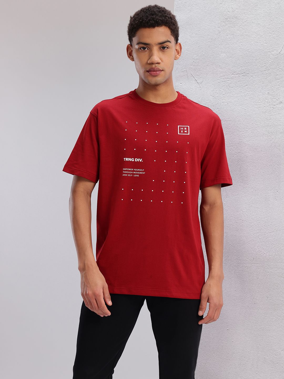 HRX by Hrithik Roshan Printed Training T-shirt