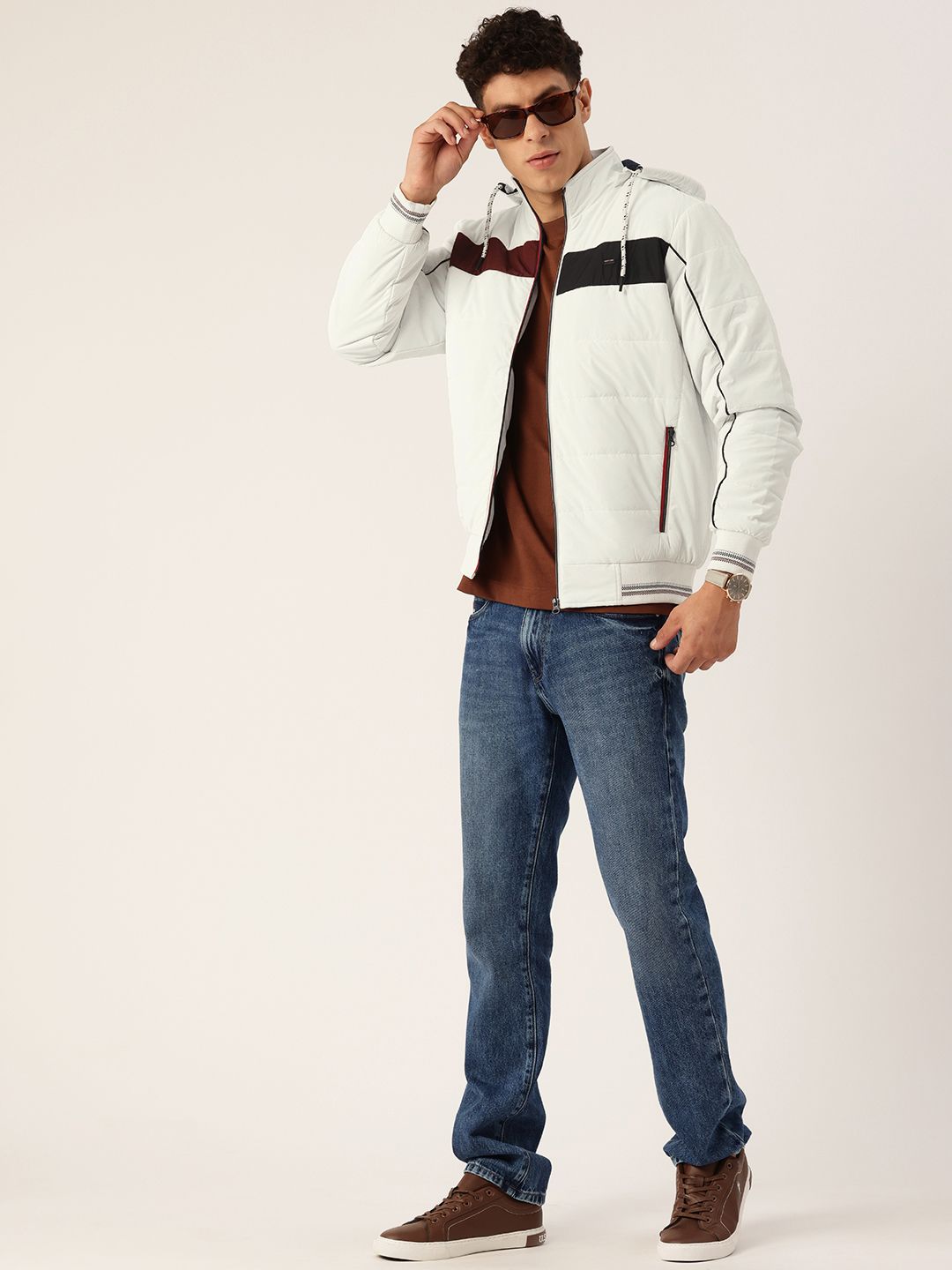 Monte Carlo Striped Padded Jacket