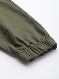 The Indian Garage Co Men Mid-Rise Slim Fit Joggers