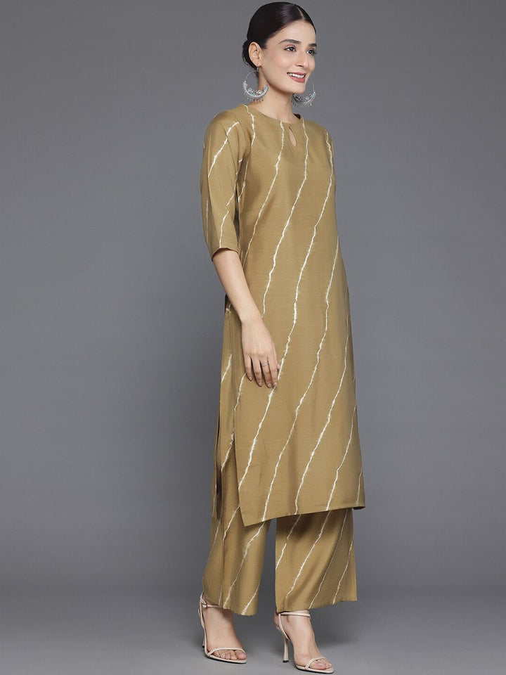 Libas Printed Regular Kurta with Palazzos & With Dupatta