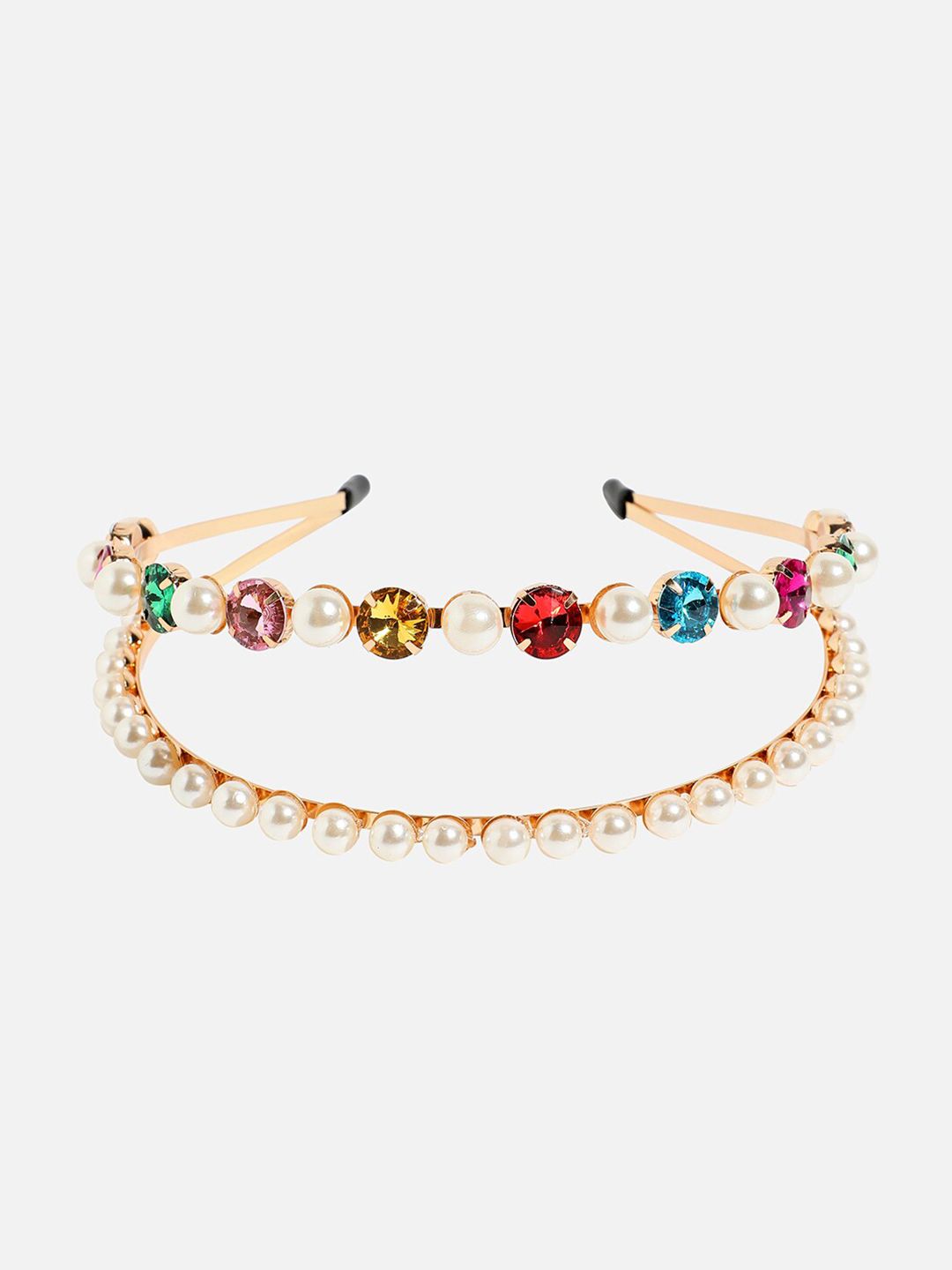 SOHI Beads & Stones Embellished Hairband