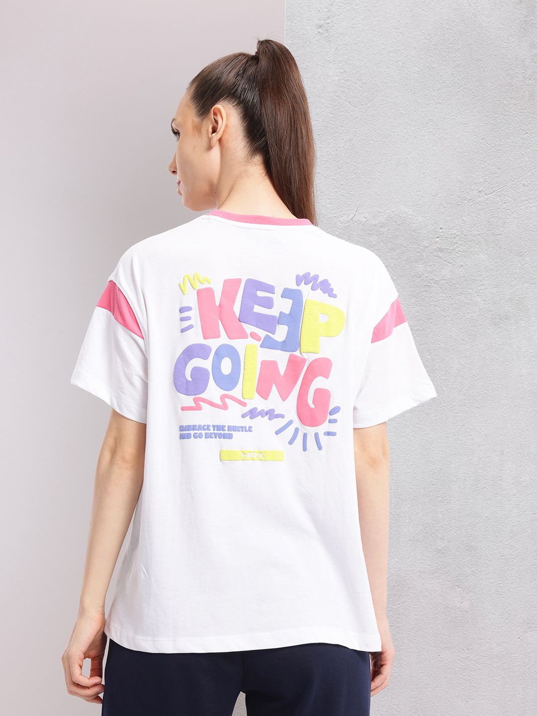 HRX by Hrithik Roshan Typography Printed Lifestyle T-Shirt