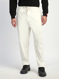 THE BEAR HOUSE Men Straight Fit  Mid-Rise Cotton Flat Front Trousers