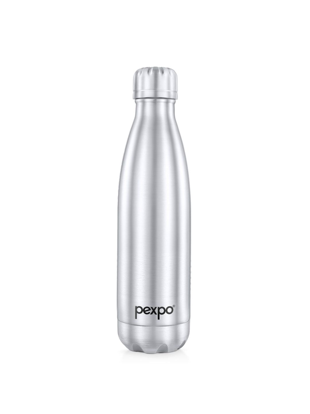 Pexpo Silver-Toned Electro-ISI Certified Thermosteel 24 Hrs Hot Flask Water Bottle 500 ml