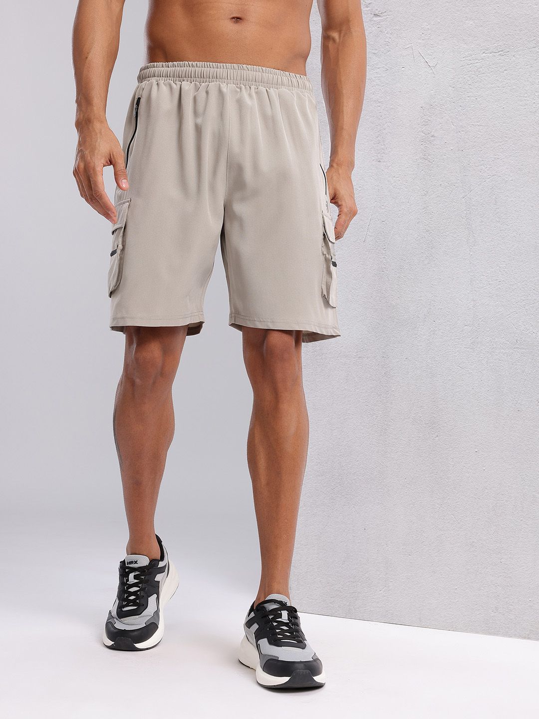 HRX by Hrithik Roshan Men Training Shorts with Utility Pockets