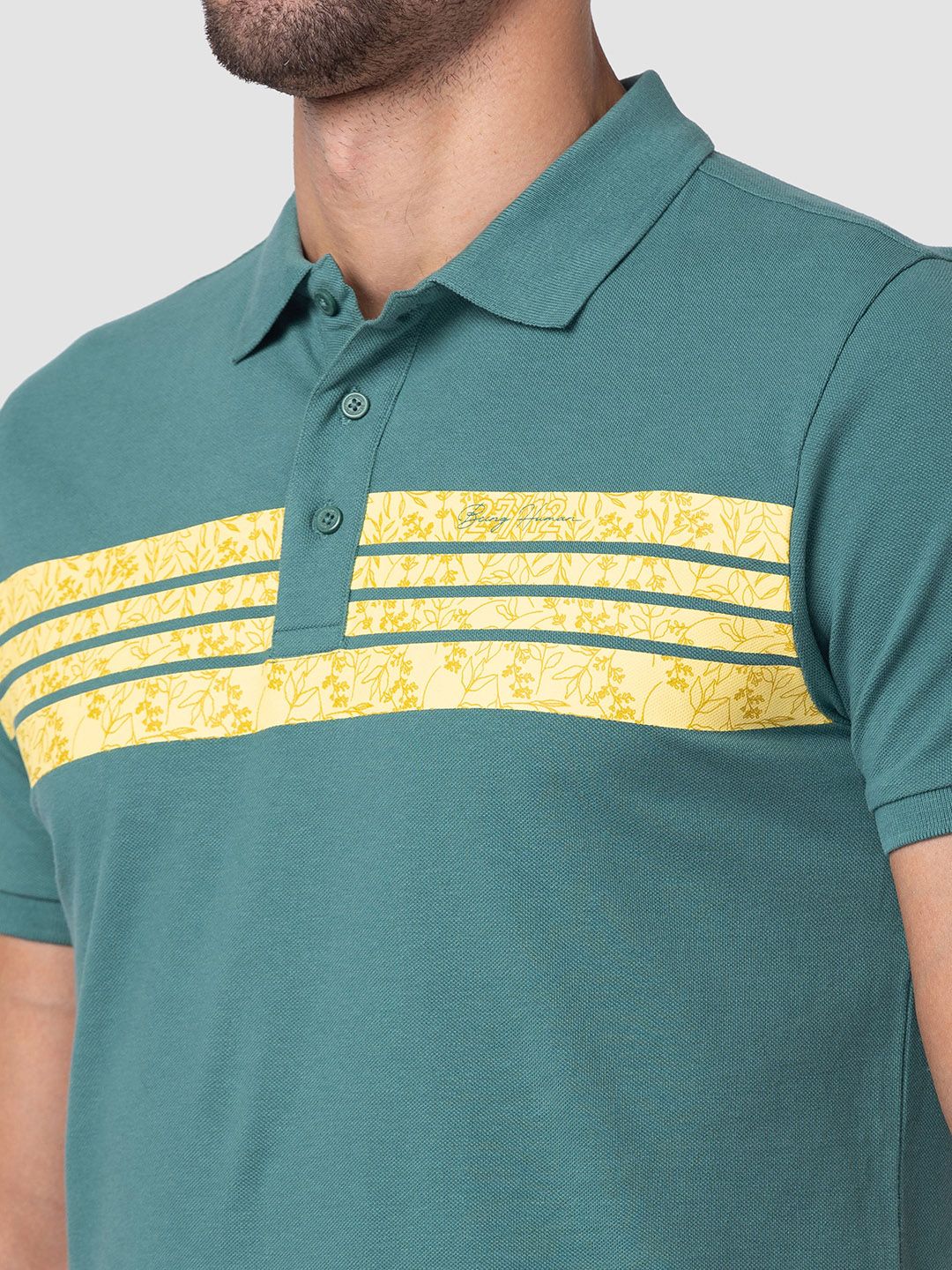 Menjadi Lelaki Pakaian Manusia Kapas Tulen T-Shirt Kolar Polo