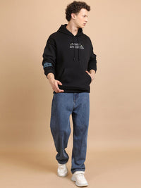 HIGHLANDER Graphic Printed Hooded Relaxed Fit Sweatshirt