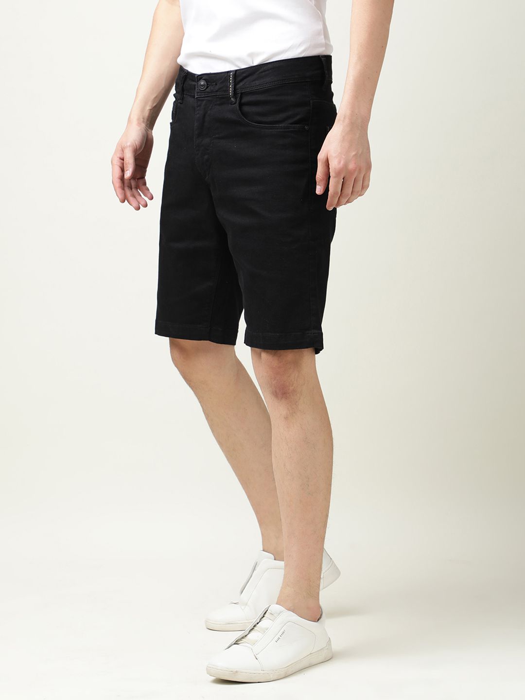 RARE RABBIT Men Switch Slim Fit Knee Length Shorts