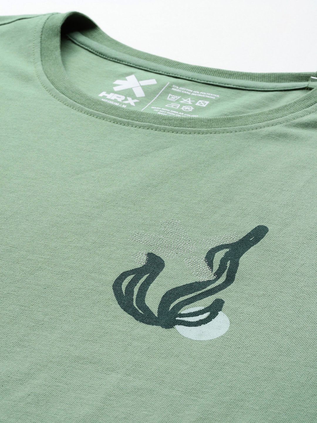 HRX by Hrithik Roshan Print Detail Yoga Tshirt