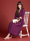 Indo Era Embroidered Panelled Sequinned Kurta with Trousers
