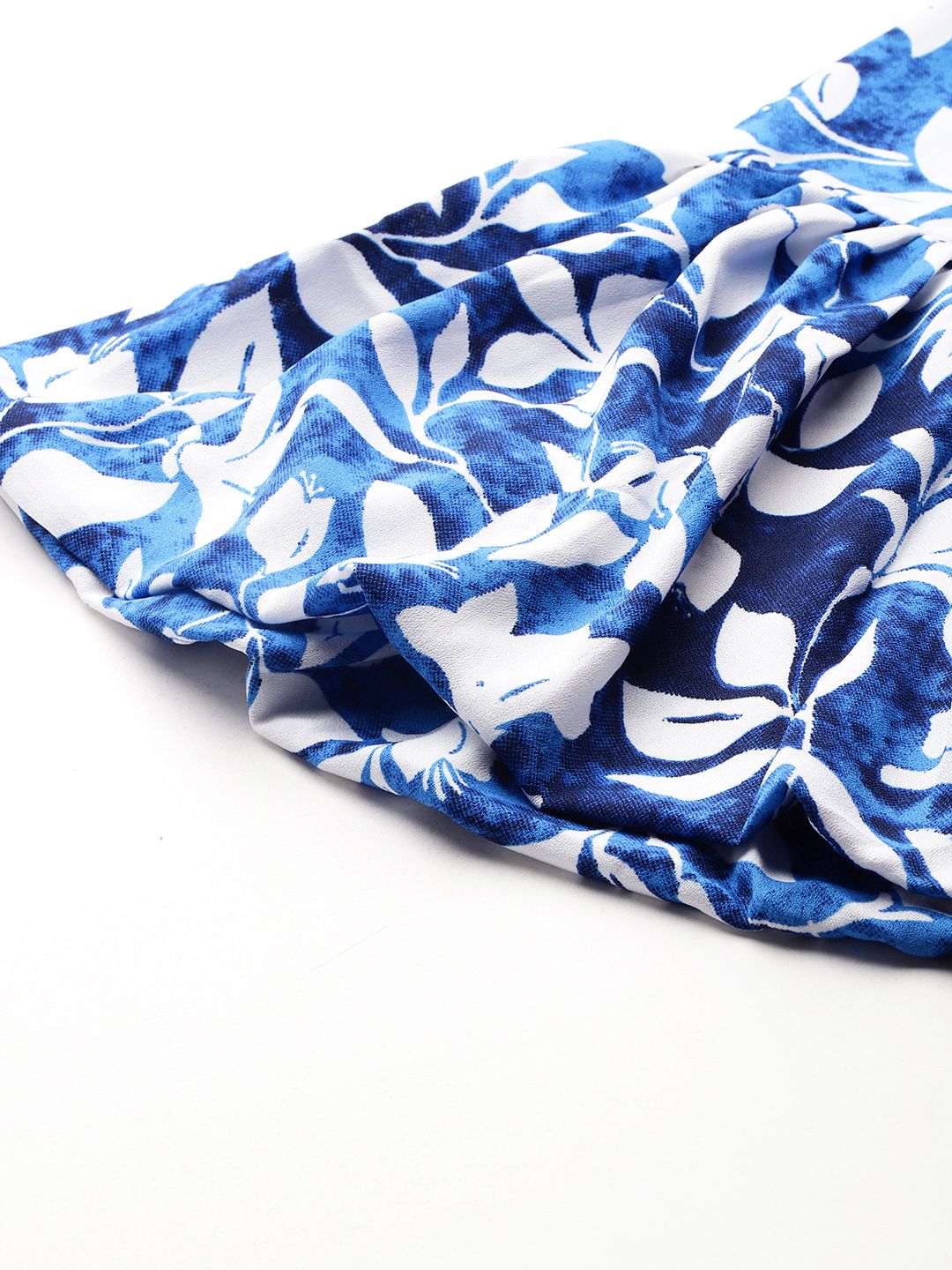 DressBerry Floral Opaque Printed Bell Sleeves Casual Shirt