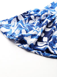 DressBerry Floral Opaque Printed Bell Sleeves Casual Shirt